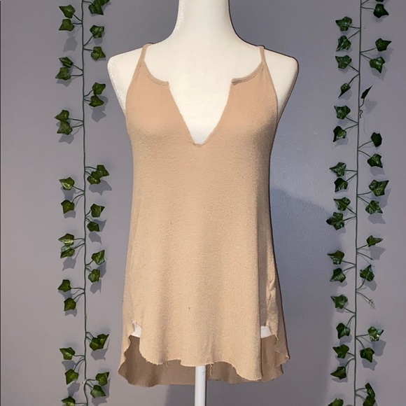 Women’s Urban Outfitters Tan Tank Top Medium - Picture 3 of 16